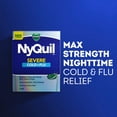 thumbnail image 4 of Vicks NyQuil Severe Cold & Flu Liquicaps, Nighttime Cold & Flu Medicine for Adults, 24 Count, 4 of 8
