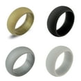 thumbnail image 1 of Silicone Rings Stylish Flexible Unisex Round Wedding Rings Wedding Bands for Sports Fitness Gym, 1 of 6