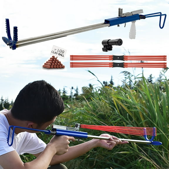 Piaoyu Outdoor Long Pole Hunting Slingshot, Long-range Shooting Slingshot Set