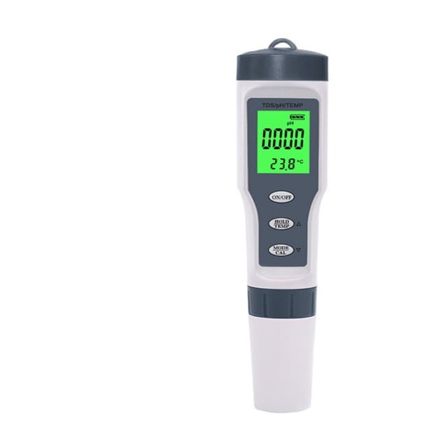 3-in-1 TDS PH Meter Temperature Meter PH Tester Digital Water Quality Tester for Drinking Water Aquarium Pool Water Analyzer ,Accurate