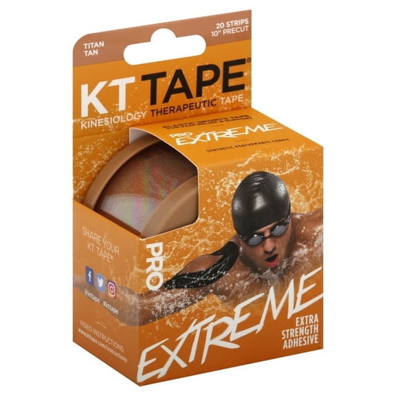KT Tape, Pro Extreme Synthetic, Titan Tan, 20 Ct