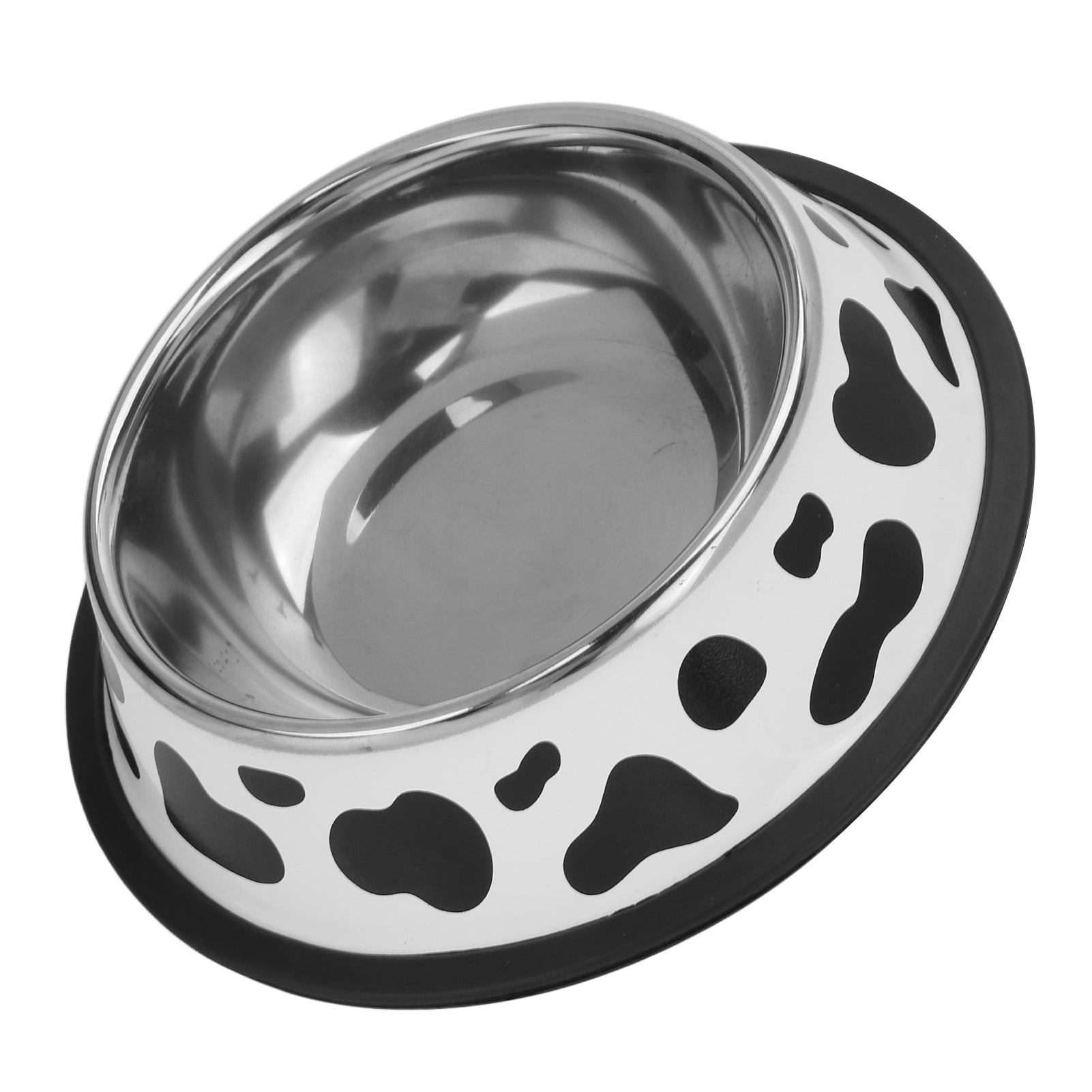  Kulmeo Dog Food Bowl Cat Food Bowls Stainless Steel Dog Food  and Water Bowls with Non Skid Silicone Mat Spill Proof Puppy Bowl 14oz (M,  Grey) : Pet Supplies