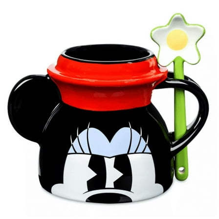 Disney Parks Minnie Mouse Coffee Mug with Spoon New With Tag