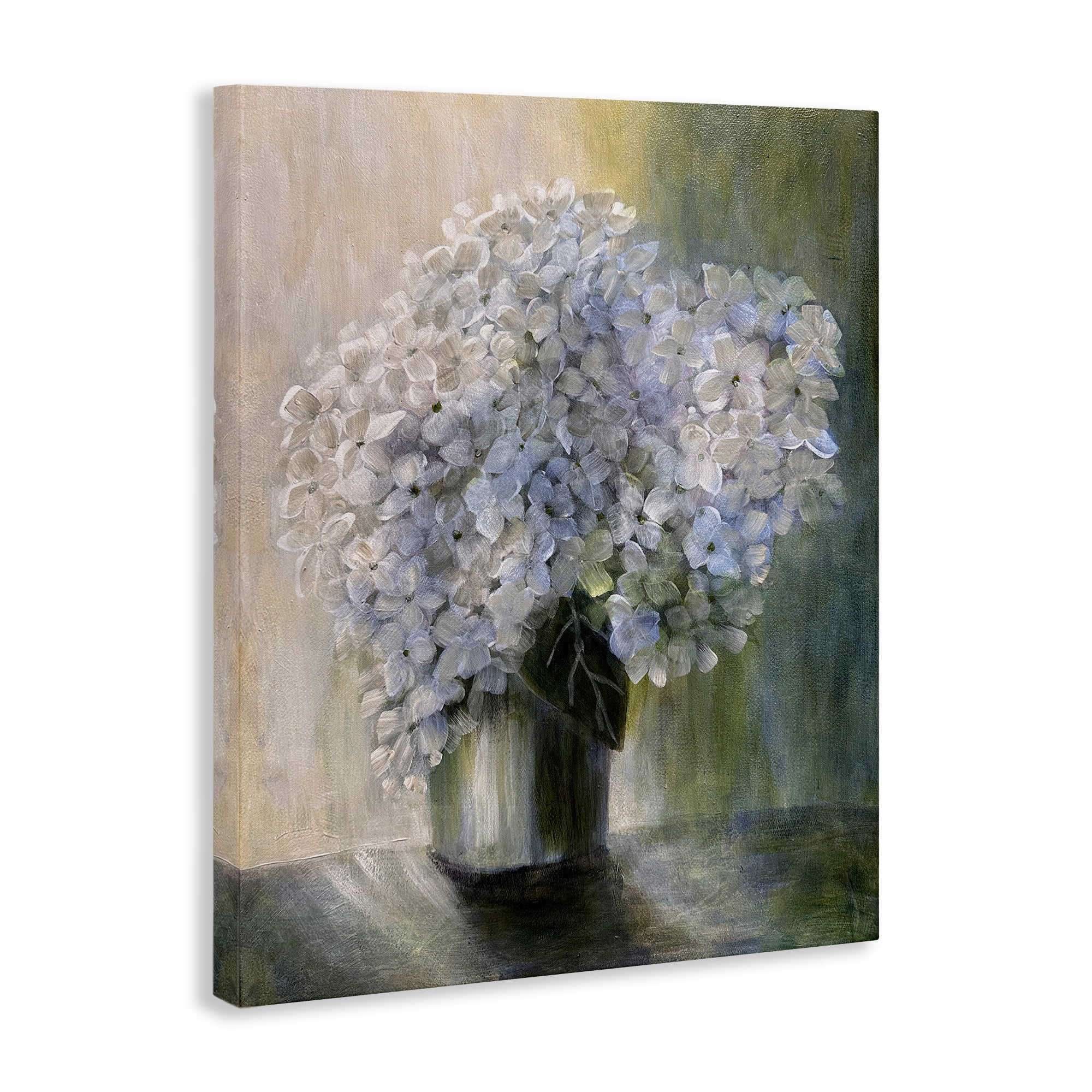 Stupell Industries Hydrangea Still Life Botanical & Floral Painting Gallery Wrapped Canvas Art Print Wall Art, 36 x 48