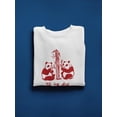 thumbnail image 3 of The Fortune Cookie Pandas Sweatshirt Men -GoatDeals Designs, Male Large, 3 of 4