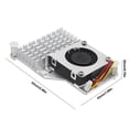 thumbnail image 3 of Yibooy For Raspberry Pi 5 Active Cooler with Adjustable Speed Cooling Fan (Silver), 3 of 8