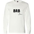 thumbnail image 3 of Inktastic Easter Brb Jesus Long Sleeve T-Shirt, 3 of 5