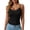 Black, variant on idosla Women Y2k Aesthetic Teen Girls Sweetheart V Neck Ruched Camisole Tops Slim Fit Spaghetti Strap Crop Summer Preppy Tank (White, M)