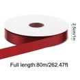 thumbnail image 2 of Versatile Solid Color Polyester Ribbon, Perfect for Bouquets, Cake Boxes, Gift Wrapping & Floral Decorations, Durable Webbing Ribbon with Smooth Texture for All Craft Projects, X, 1pc, 2 of 6