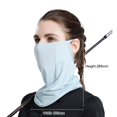 thumbnail image 5 of Mascarilla facial unisex Seda de hielo suave Mascarilla deportiva Bufanda para golf al aire libre (Azul), 5 of 5