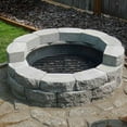 thumbnail image 4 of Ash & Ember Round 36in Fire Pit Grate, Heavy Duty 1/2in Steel Elevated Log Wood Pit Grate, Burning Fireplace and Firepits$$Garden & Patio, 4 of 9