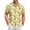 Green013, variant on QHRMKOG Short Sleeve Shirts for Men Loose Fit Tropical Print Hawaiian Shirts Breathable Holiday Button Down Beach Shirt Summer Casual Top Green 3XL