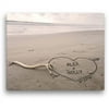 Personalized Names In The Sand Canvas Available In Multiple Sizes
