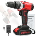 thumbnail image 1 of Labymos Perceuse Électrique Domestique Multifonction 21V Moteur Sans Balais 2 Vitesses Contrôle Régulation de Vitesse en Continu Rotation, 1 of 8