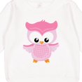 thumbnail image 3 of Inktastic Cute Pink Spring Owl Toddler Sweatshirt, 3 of 4