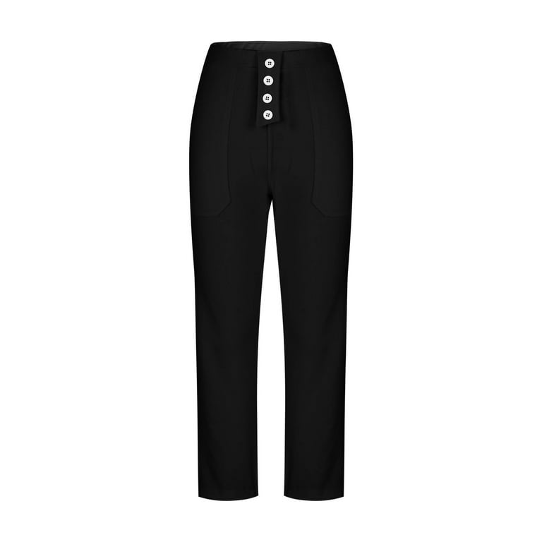 WMTBSRSW Teen Girls High Waisted Dress Pants Kids School Uniform