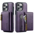 thumbnail image 3 of 2 In 1 Detachable Magnetic Leather Wallet Phone Case For iPhone 15 14 13 12 11 Pro Max Plus Zipper Card Slot Pocket Holder Cover, 3 of 5