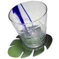 thumbnail image 4 of 6Pc Tropical Artificial Palm Leaves Coasters Cup Bowl Pad Mat Coffee Tea Cup Mats Drink Coasters Theme -Green, 4 of 4