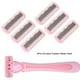 thumbnail image 5 of Depiladora para mujer depiladora corporal para mujer depiladora manual afeitadora para mujer maquinilla de afeitar femenina 6 uds cuchillas de afeitar femeninas de seis ANGGREK Otros, 5 of 8