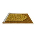 thumbnail image 2 of Ahgly Company Machine Washable Indoor Rectangle Oriental Yellow Industrial Area Rugs, 5' x 7', 2 of 4