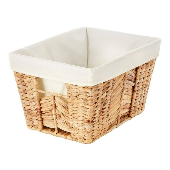 Cesta Mainstays de Palma Rectangular Chica Amarilla