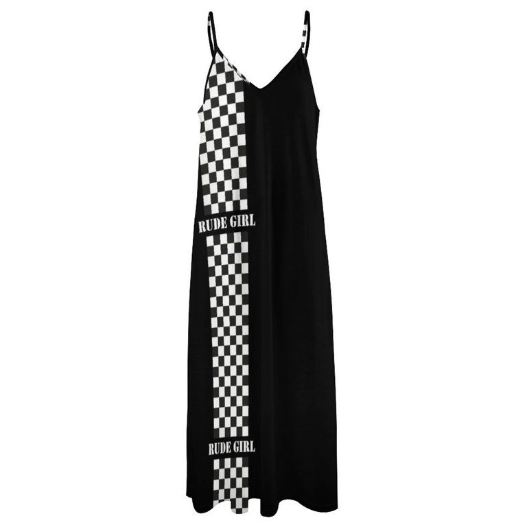 Rude Girl - Two Tone Sleeveless Dress Casual dresses chic and elegant  evening dress