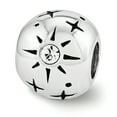 thumbnail image 2 of Reflection Beads Sterling Silver Reflections Rh-plated Enamel Crystal ALL THE BEST Bead, 2 of 3