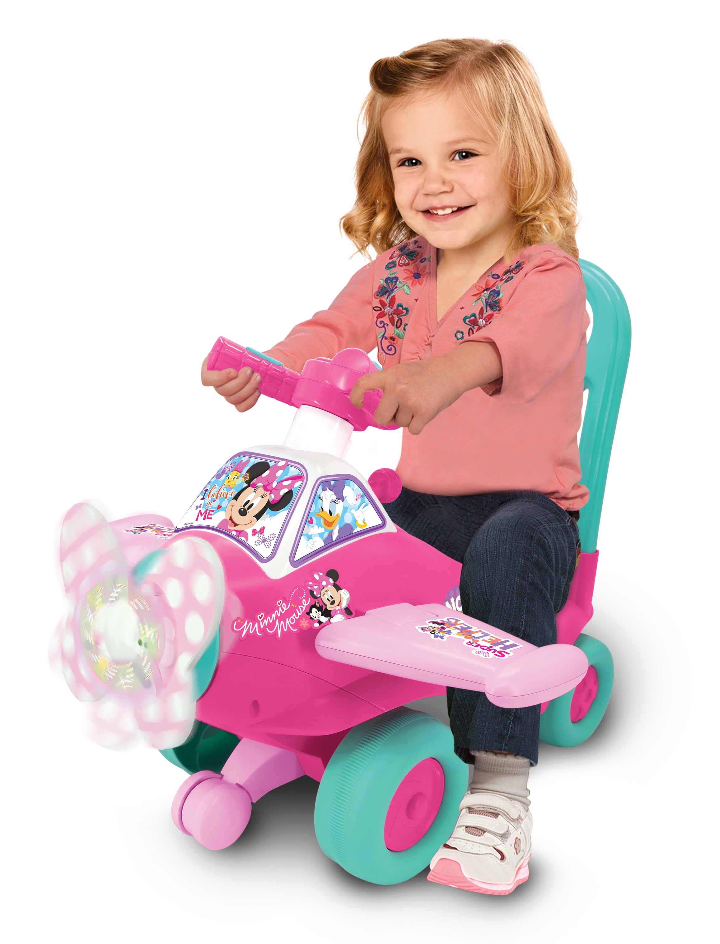 Kiddieland Disney Minnie Mouse Lights and Sounds Activity Plane for Toddlers