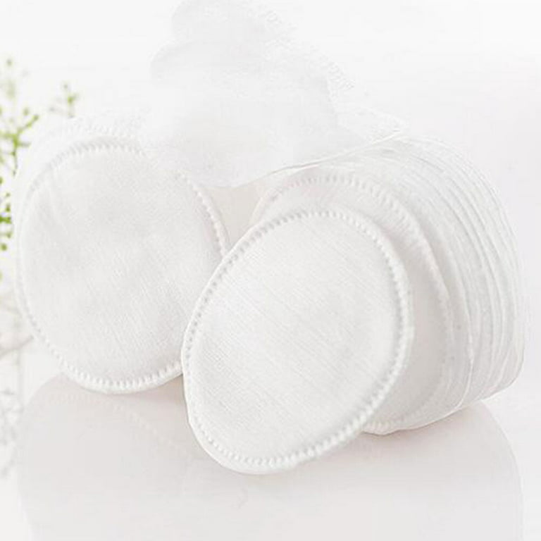 80pcs Round Makeup Remover Pads Makeup Cotton Pads Cleansing Towel Wipes  Face Facial Clean Skin Care Wash Pads