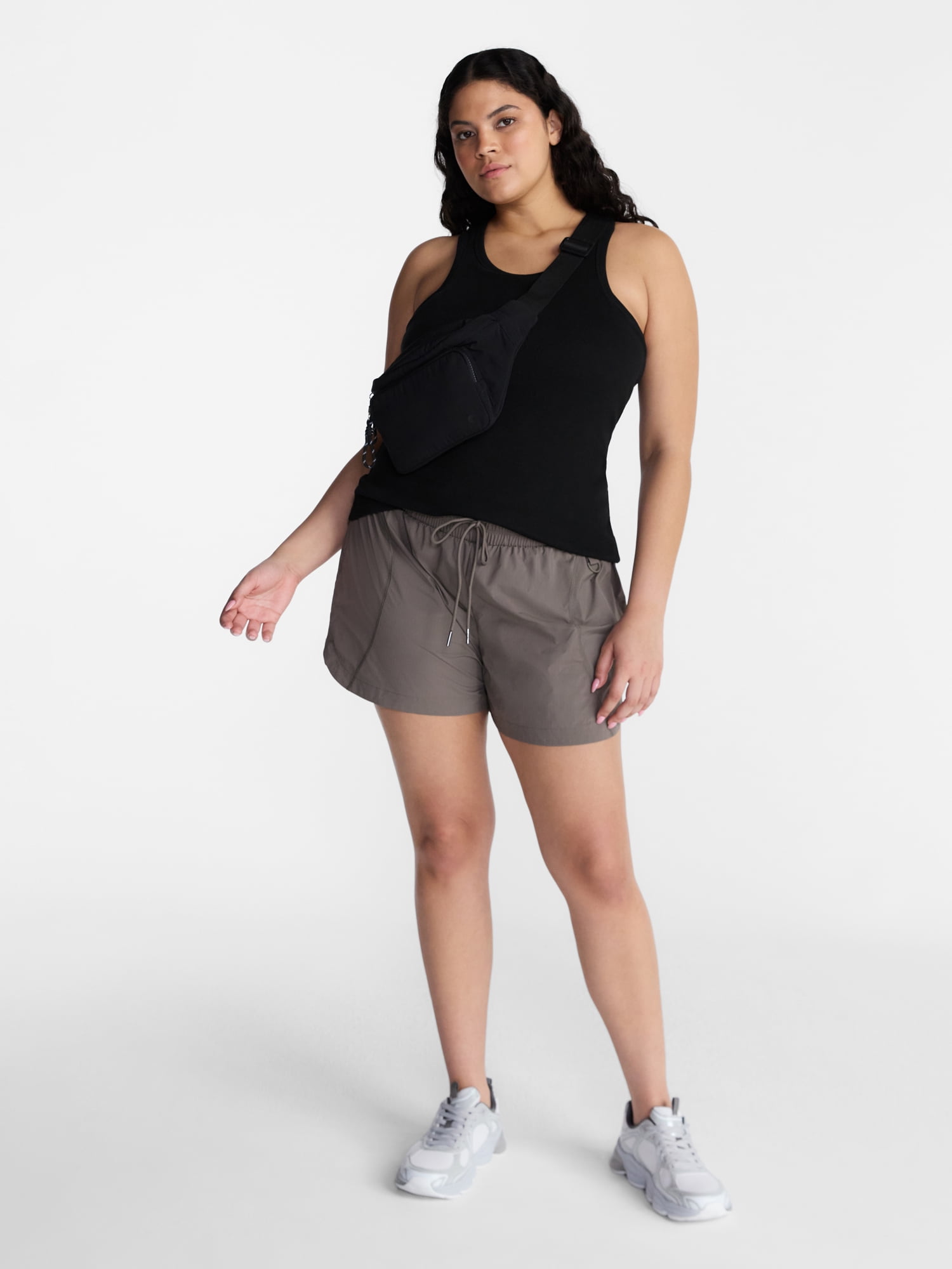Avia Women's Hike Run Shorts, 4'' Inseam, Sizes XS-XXXL