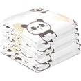 thumbnail image 4 of Kitchen Towels Cute Panda Pattern Cleaning Towel Absorbent Hand Towels Tea Towels for Home Restaurant Dish Clean 28" x 18", 4PCS, 4 of 7