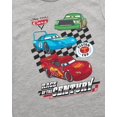 thumbnail image 4 of Camisetas Disney Cars Lightning McQueen para niños, paquete de 2, tallas 5-6, 4 of 7