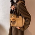 thumbnail image 2 of IELGY women's Korean version of retro large-capacity class commuter shoulder bag, fashionable tote bag, 2 of 2