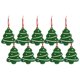 thumbnail image 1 of Gibobby 10 UNIDS Árbol de Navidad Colgante Muñeco de nieve Árbol de Navidad Bolos Colgante Decoraciones para fiestas Colgante pequeño de Navidad(C), 1 of 5
