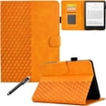 thumbnail image 1 of GSFY Case for All-new 7" Kindle Paperwhite 12th Gen 2024 & Kindle Colorsoft Signature Edition 2024, PU Leather Wallet Stand Protective Cover with Card Slots Auto Sleep/Wake Feature, Orange, 1 of 7