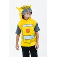 thumbnail image 2 of Transformers Bumblebee Hooded Cosplay T-Shirt Toddler to Big Kid, 2 of 5