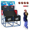 thumbnail image 1 of Patiojoy Kids Basketball Hoop Arcade Game Double Shot Basketball Arcade with 2 Shatterproof Backboards, 1 of 10