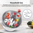 thumbnail image 5 of 5L Stainless Steel Electric Food Chopper and Meat Grinder, Detachable 500W High Capacity Food Processor Mincer Mixer for Chopping Vegetables Meat and Herbs, 10 inches / 25.4 cm, 5 of 9