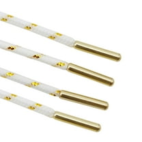 2 Pairs Round Twill Shoe Laces for Sneakers, Wire Purl Boots Shoelaces for Sneakers, Athletic Shoelaces  - 47 inch / 120CM