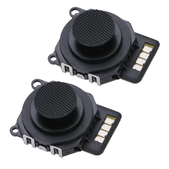 Joystick de botón 3D profesional inalámbrico súper liviano para PSP 2000 (2 piezas)