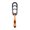 Black orange, variant on WIND LAND Foldable Metal Detector Finder Waterproof Pinpointer Treasure Hunting Tool