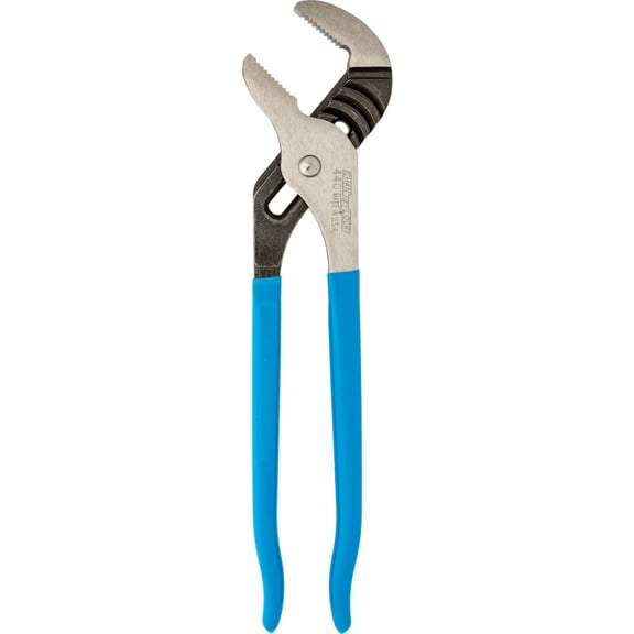Channellock Tongue and Groove Plier 440 - Straight Jaw, High Carbon Steel - 12 in