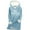 Sky Blue, variant on Lindreshi Womens Pajamas Tops Winter Women's Digital Printed Plush And Thickened Fashionable Casual Long Sleeved Hooded Round Neck Sweatshirt