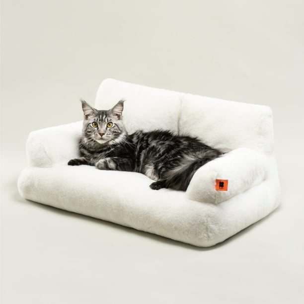Mewoofun Pet Couch Bed, Washable Cat Beds for Medium Small Dogs & Cats