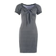 thumbnail image 1 of Women Summer Short Sleeve Bodycon Mini Dress, 1 of 5