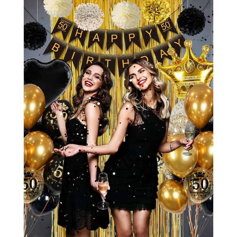 black and gold flare dress Bella main image 0