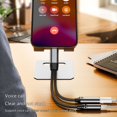 thumbnail image 3 of Yammee Type C to 3.5mm Auditory Adapter Cable and with PD100W Charging Splitter Cord for Phones and Laptops Enhances Sound, 3 of 9
