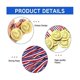 thumbnail image 2 of Medalla de oro plástica de 50 piezas para niños medallas de ganador de trofeo de 2,36 pulgadas para premios con cinta para el cuello Parti, 2 of 5