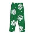 thumbnail image 5 of Sigee Snowflake Print Women's Soft Pajama Pants - Breathable and Comfortable Lounge Sleep Bottoms with Elastic Waistband and Pockets-X-Large, 5 of 9