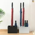 thumbnail image 6 of Linqz Umbrella Stand Rack with Removable Drip Tray, 10-Slot Umbrella Holder for Entryway, Space Saving Organizer for Home & Office, Black, 6 of 6